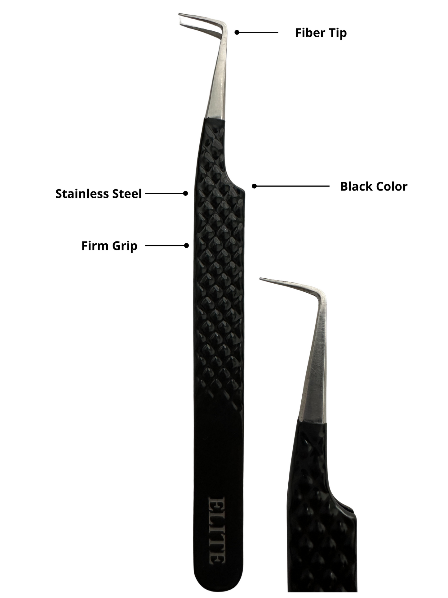 ELITE- 90 Degree Fiber Tip Tweezer