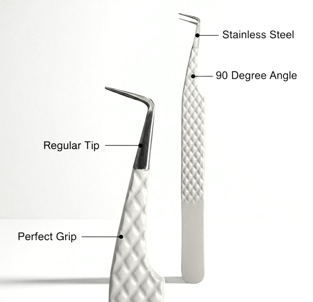 ESSENTIAL- 90 Degree Regular Tip Tweezer