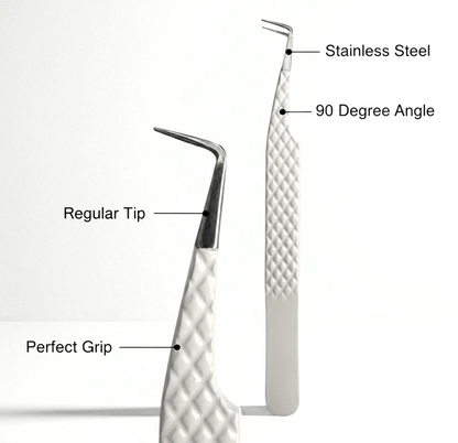 ESSENTIAL- 90 Degree Regular Tip Tweezer